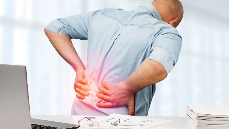 A Person Suffering From Back Pain In Crown Point, IN