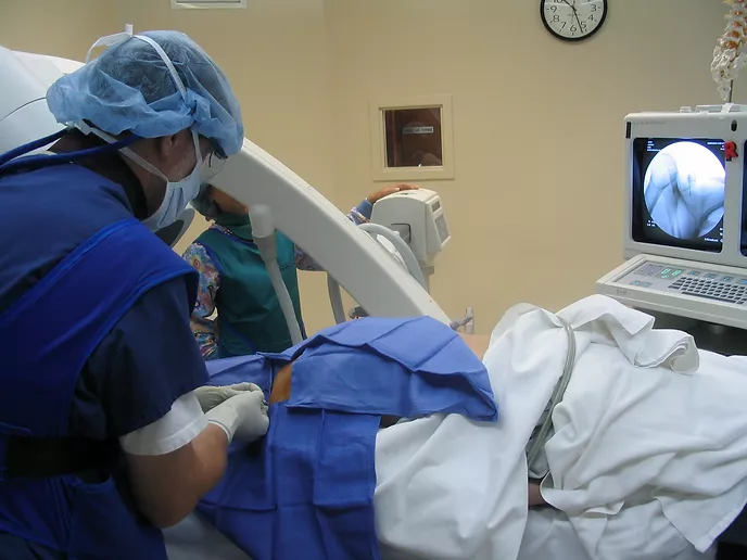 Doctor Treating A Patient